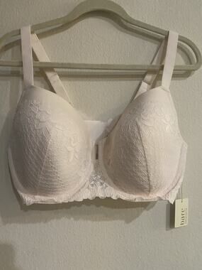 Bare Necessities Bra Women's 40DDD Bare T Shirt Bra In Floral Lace NWT $65